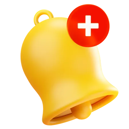 Benachrichtigung hinzufügen  3D Icon