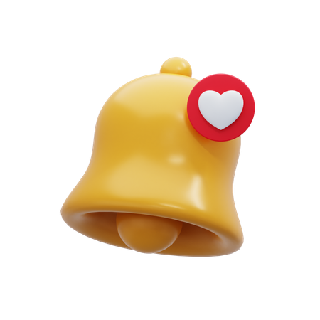 Benachrichtigung Liebe  3D Icon