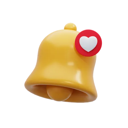 Benachrichtigung Liebe  3D Icon