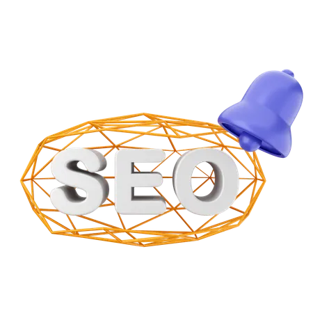 Benachrichtigungs-SEO  3D Icon