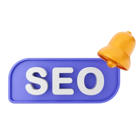 Benachrichtigungs-SEO  3D Icon