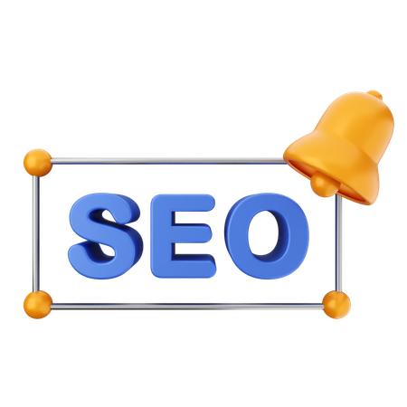 Benachrichtigungs-SEO  3D Icon