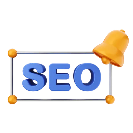 Benachrichtigungs-SEO  3D Icon