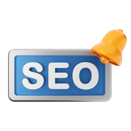 Benachrichtigungs-SEO  3D Icon