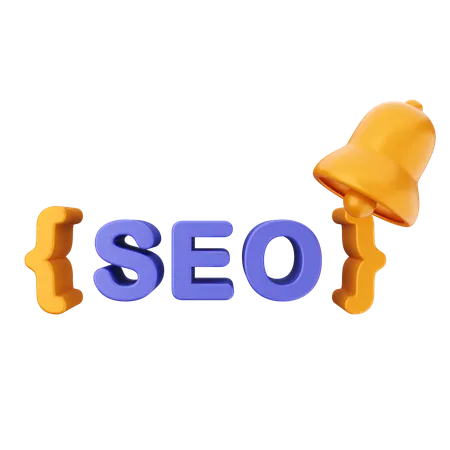 Benachrichtigungs-SEO  3D Icon