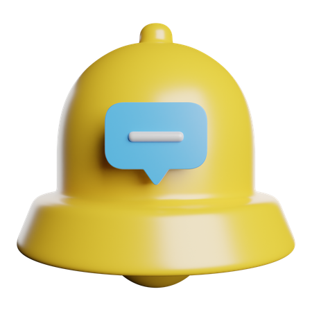 Benachrichtigungsglocke  3D Icon
