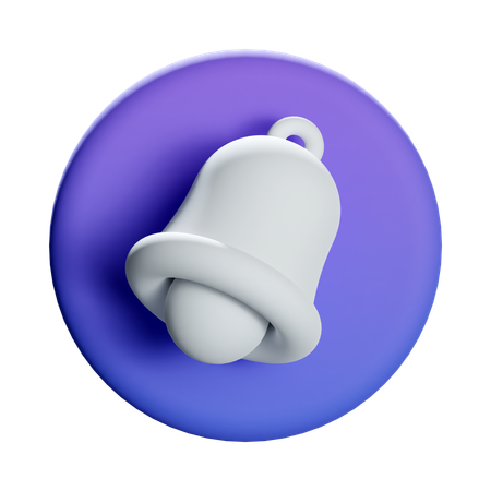 Benachrichtigungsglocke  3D Icon