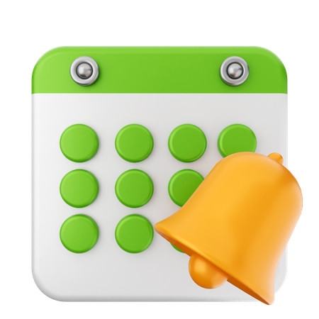 Benachrichtigungskalender  3D Icon