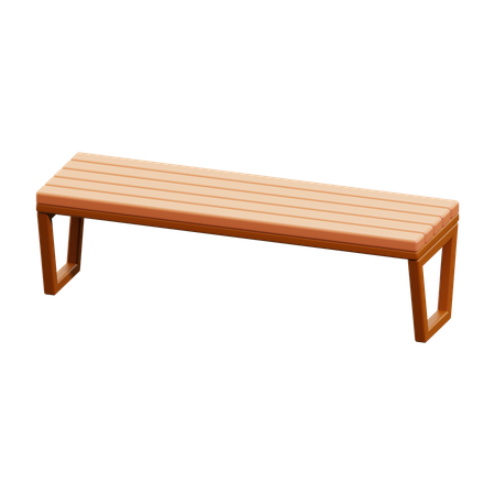 Bench  3D Icon