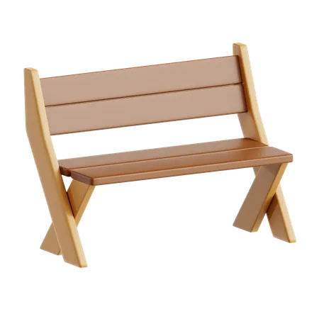 Bench  3D Icon