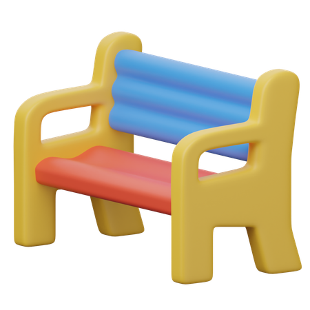 Bench  3D Icon