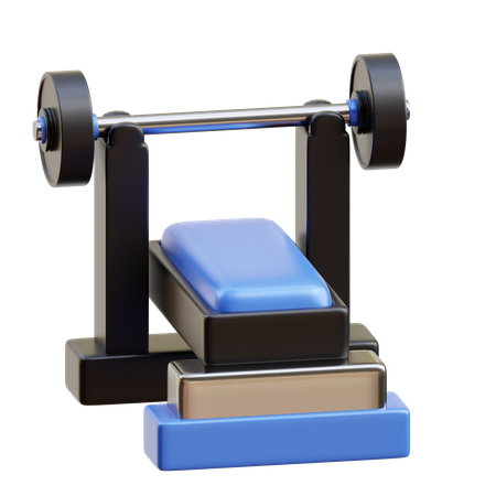 Bench press  3D Icon