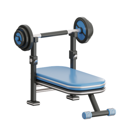 Bench Press  3D Icon