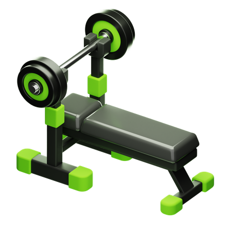 Bench Press  3D Icon