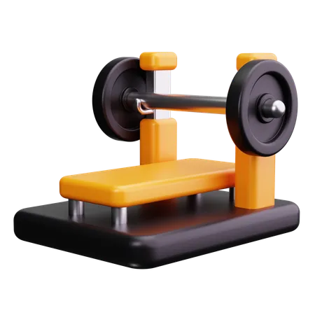 Bench Press  3D Icon