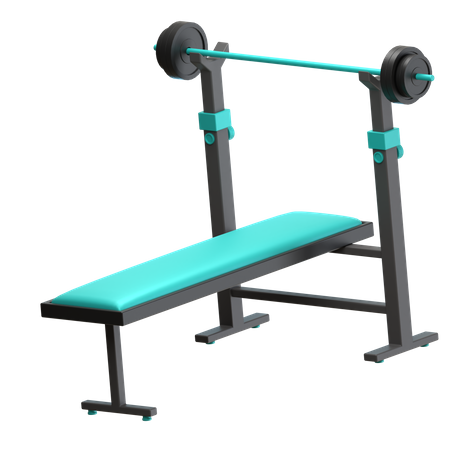 Bench Press  3D Icon