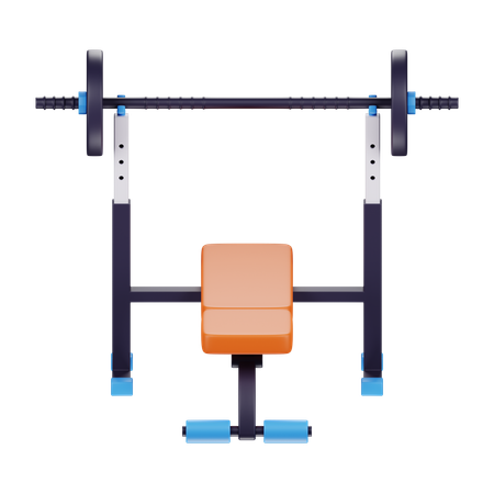 Bench Press  3D Icon