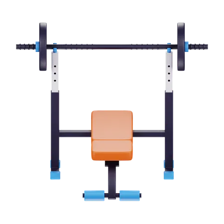 Bench Press  3D Icon