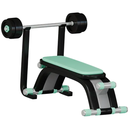 Bench Press  3D Icon