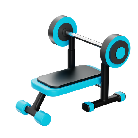 Bench Press  3D Icon