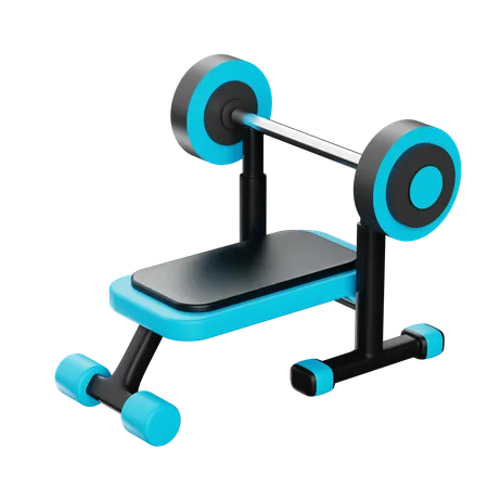 Bench Press  3D Icon