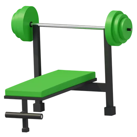 Bench Press  3D Icon