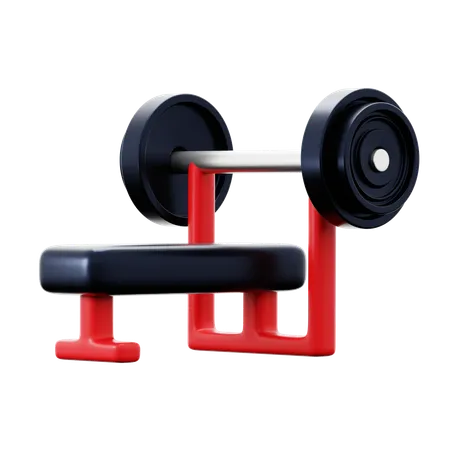 Bench Press  3D Icon