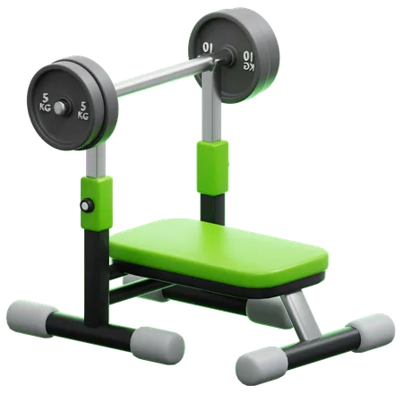 BENCH PRESS  3D Icon