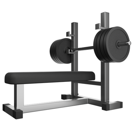 Bench Press  3D Icon