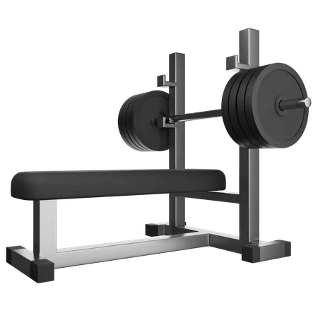 Bench Press  3D Icon