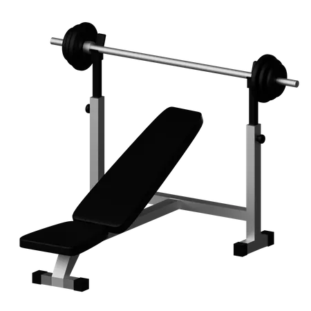 Bench Press  3D Icon