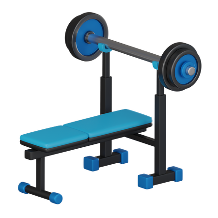 Bench Press  3D Icon