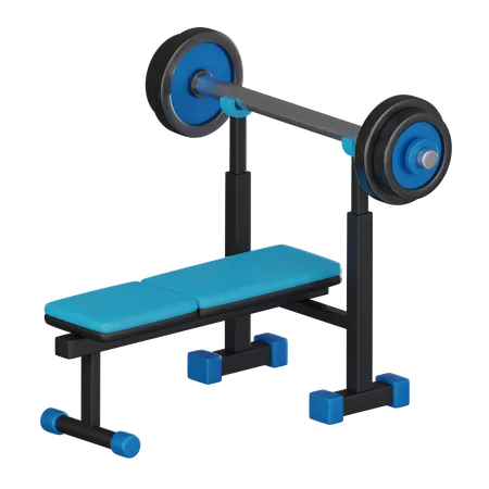 Bench Press  3D Icon