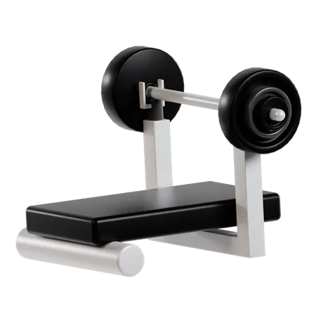 Bench Press  3D Icon