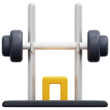 Bench Press  3D Icon