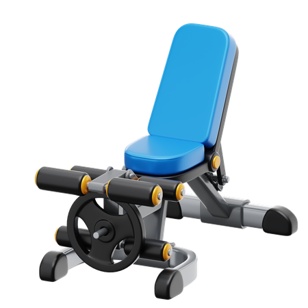 Bench Press  3D Icon