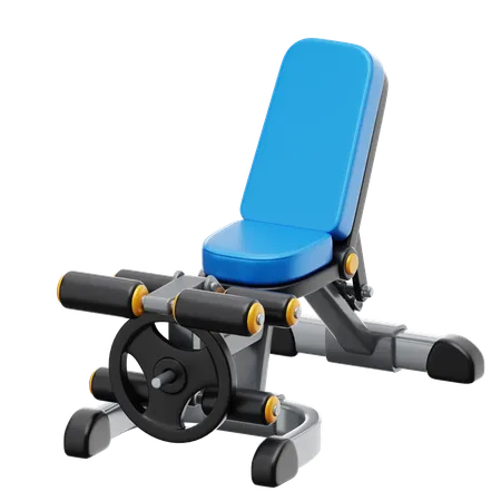 Bench Press  3D Icon