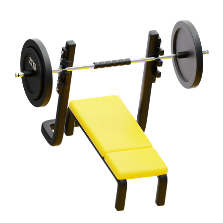 BENCH PRESS  3D Icon