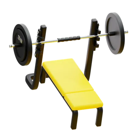 BENCH PRESS  3D Icon