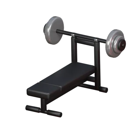 Bench Press  3D Icon