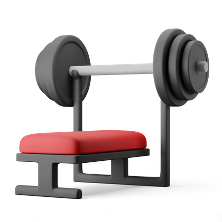 Bench Press  3D Icon