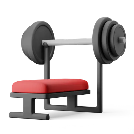 Bench Press  3D Icon