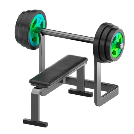 Bench Press  3D Icon