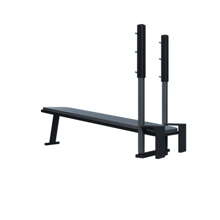 Bench Press  3D Icon
