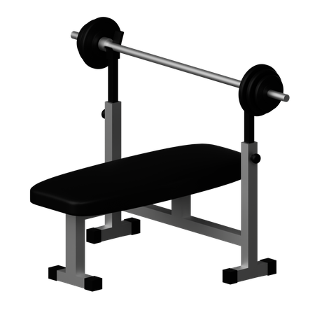 Bench Press  3D Icon