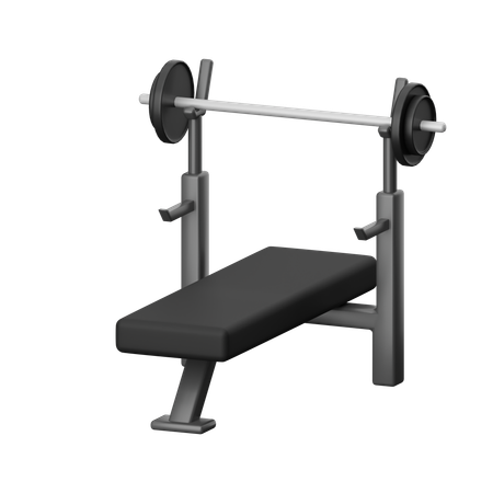 Bench press  3D Icon