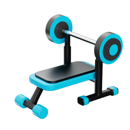 Bench Press  3D Icon