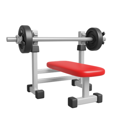 Bench Press Machine  3D Icon