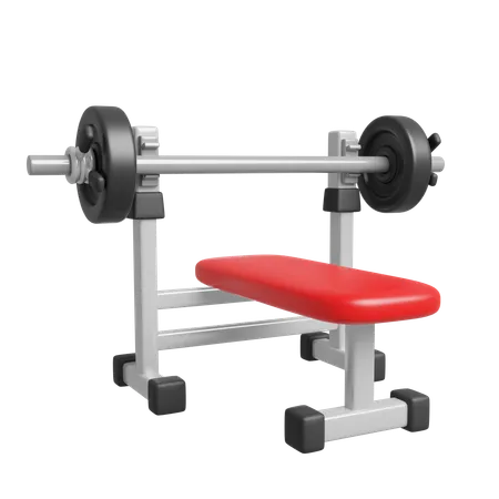 Bench Press Machine  3D Icon