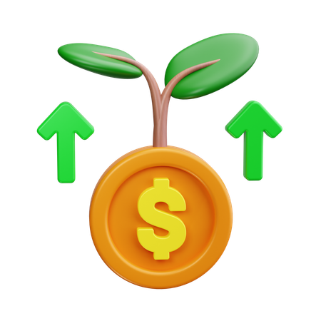 Profit  3D Icon